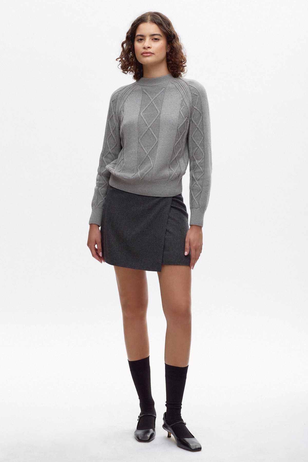 Luxor Cable Sweater Melange