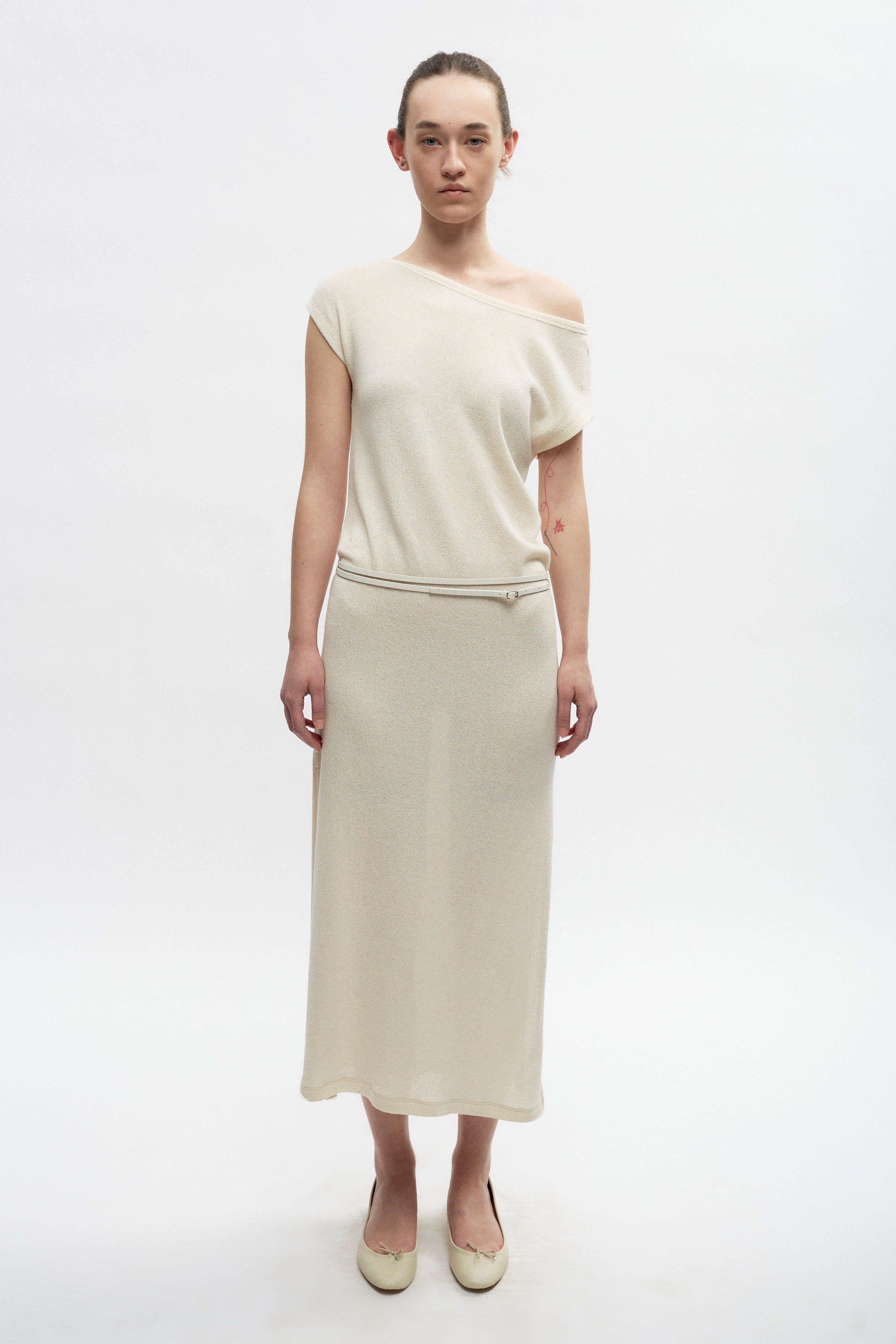 Women's Luxor Jersey Dress in Natural