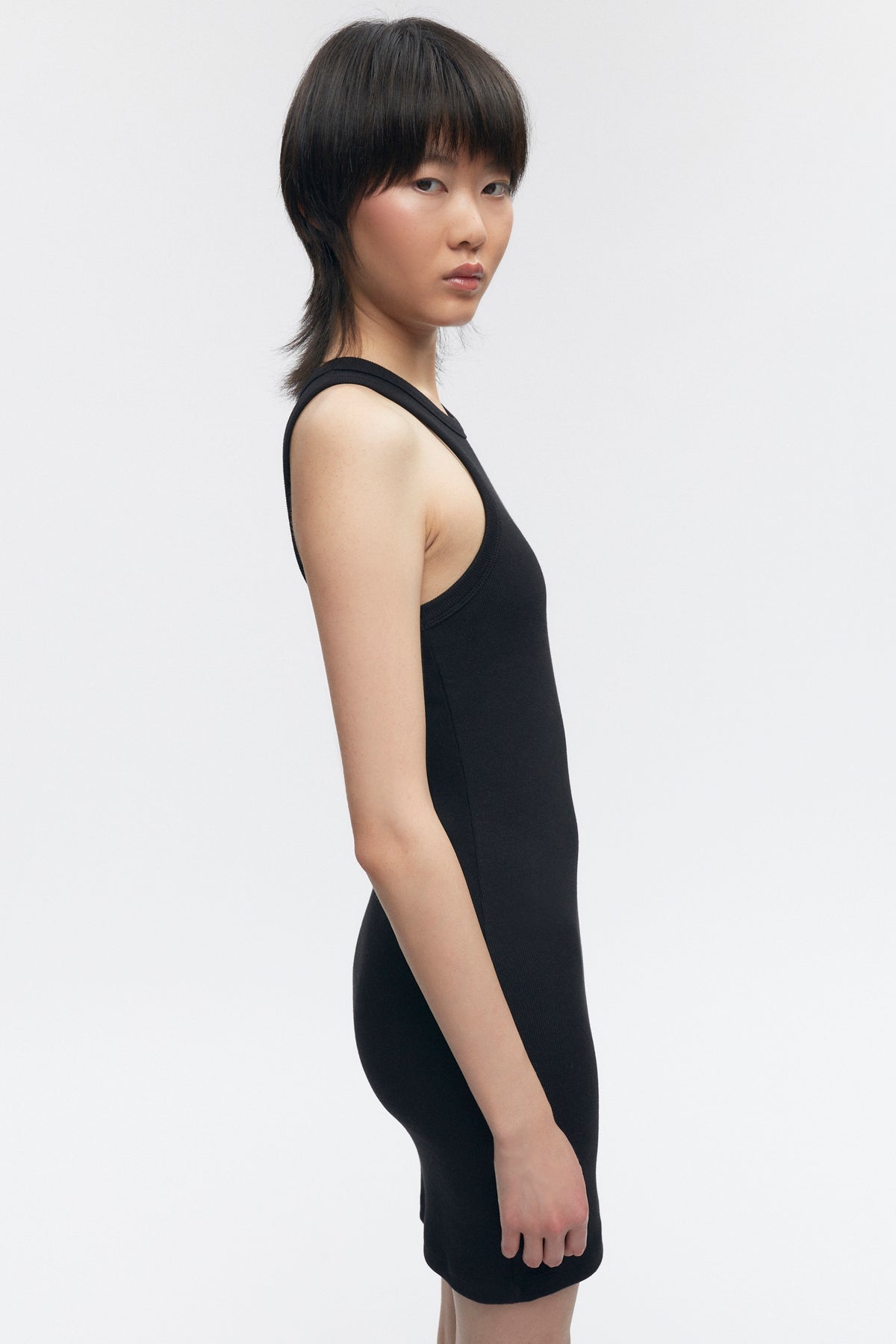 Mini Racer Dress pour femmes en noir