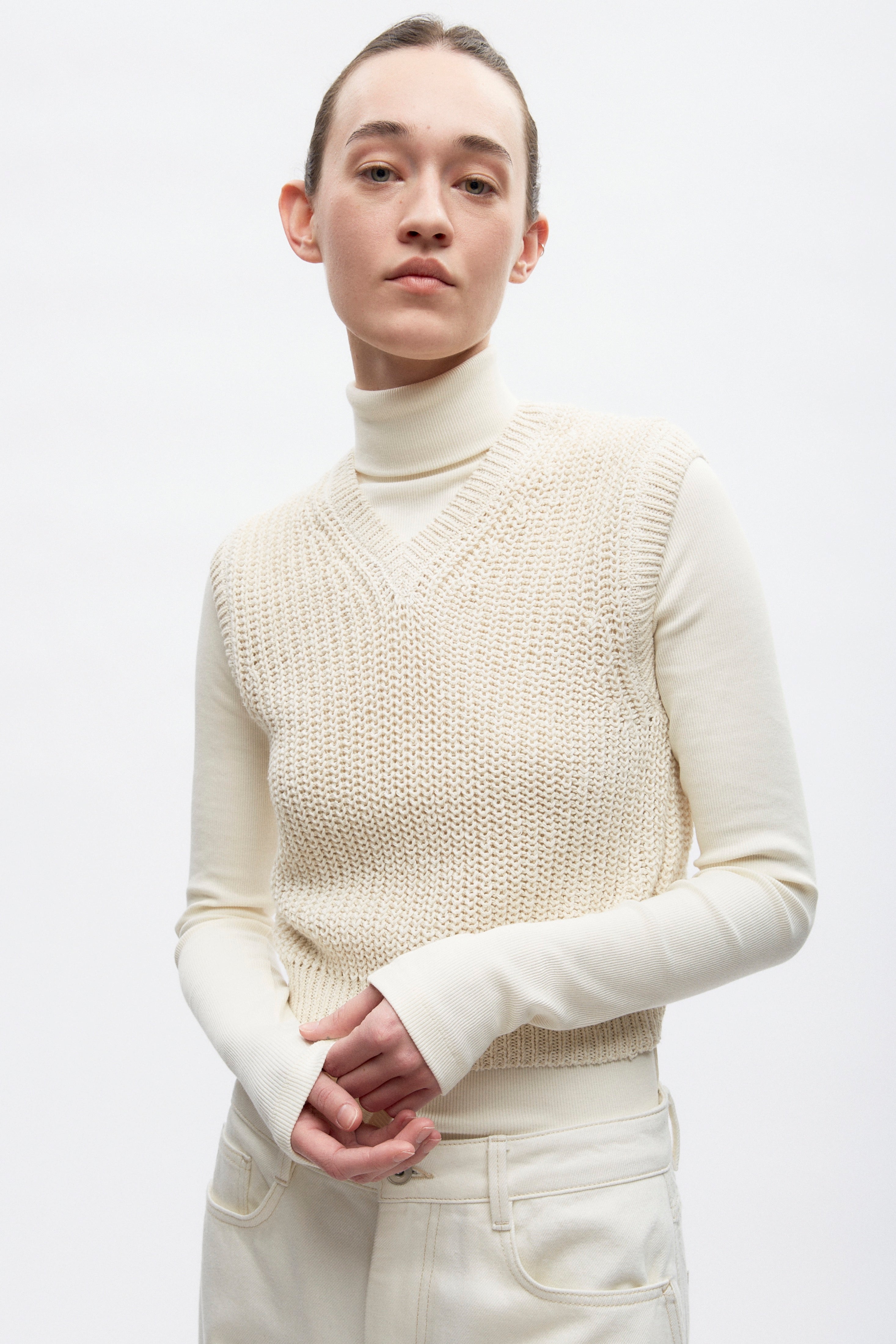 Women's Orman Knit Tank in Natural Mix