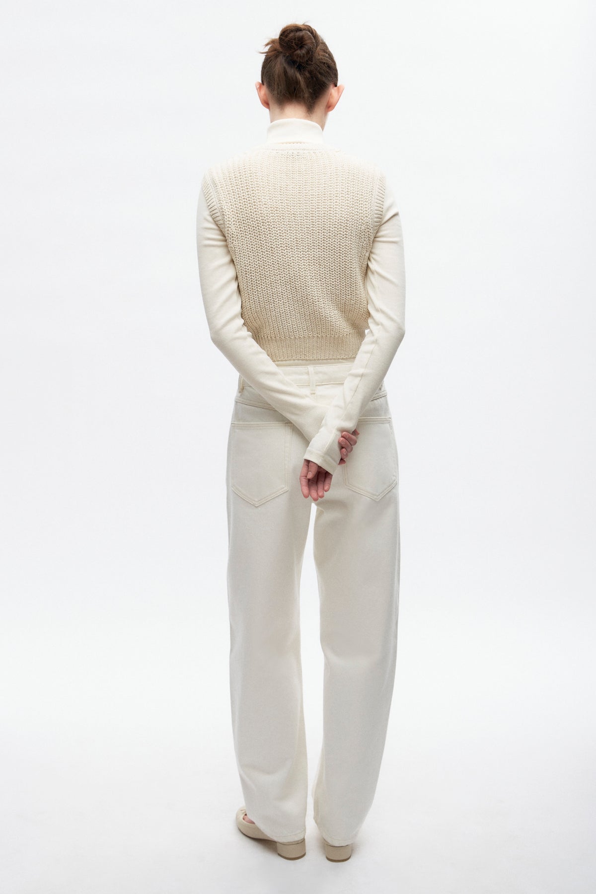 Débardeur en tricot Orman pour femme en mélange naturel