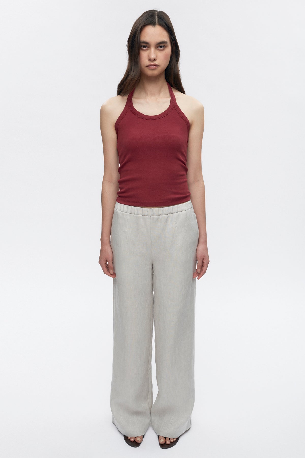 Persea Linen Pull On Pants