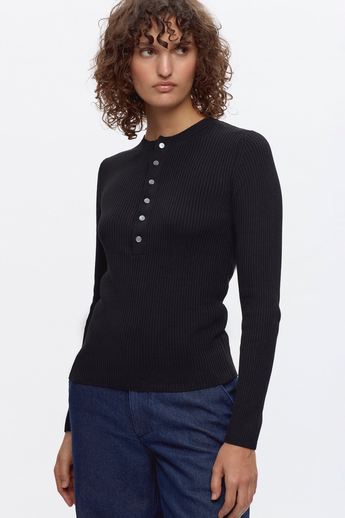 Women's Rib Henley