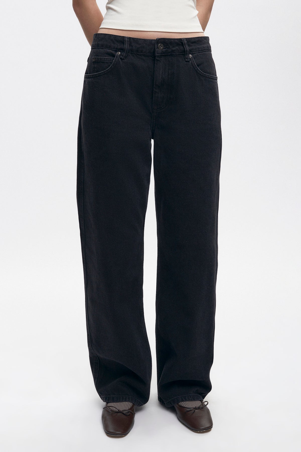 Women's Taba Denim in Washed Black