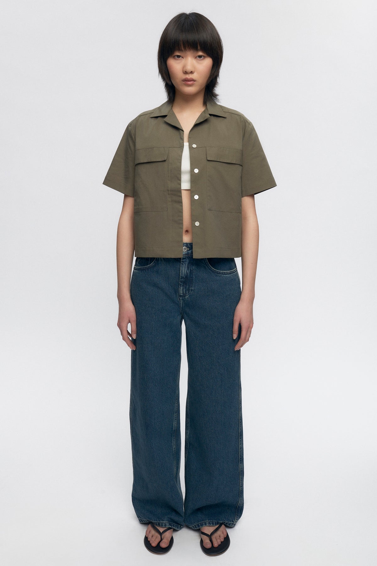 Women's Utility Shirt in Olive