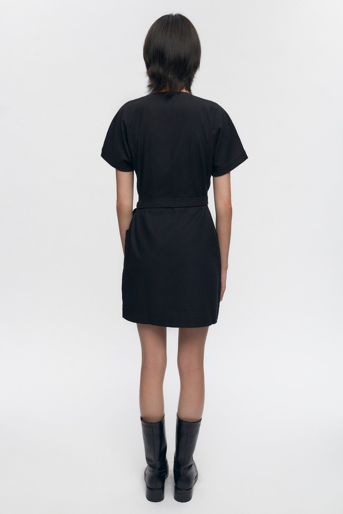 Women's Wrap Dress in Black