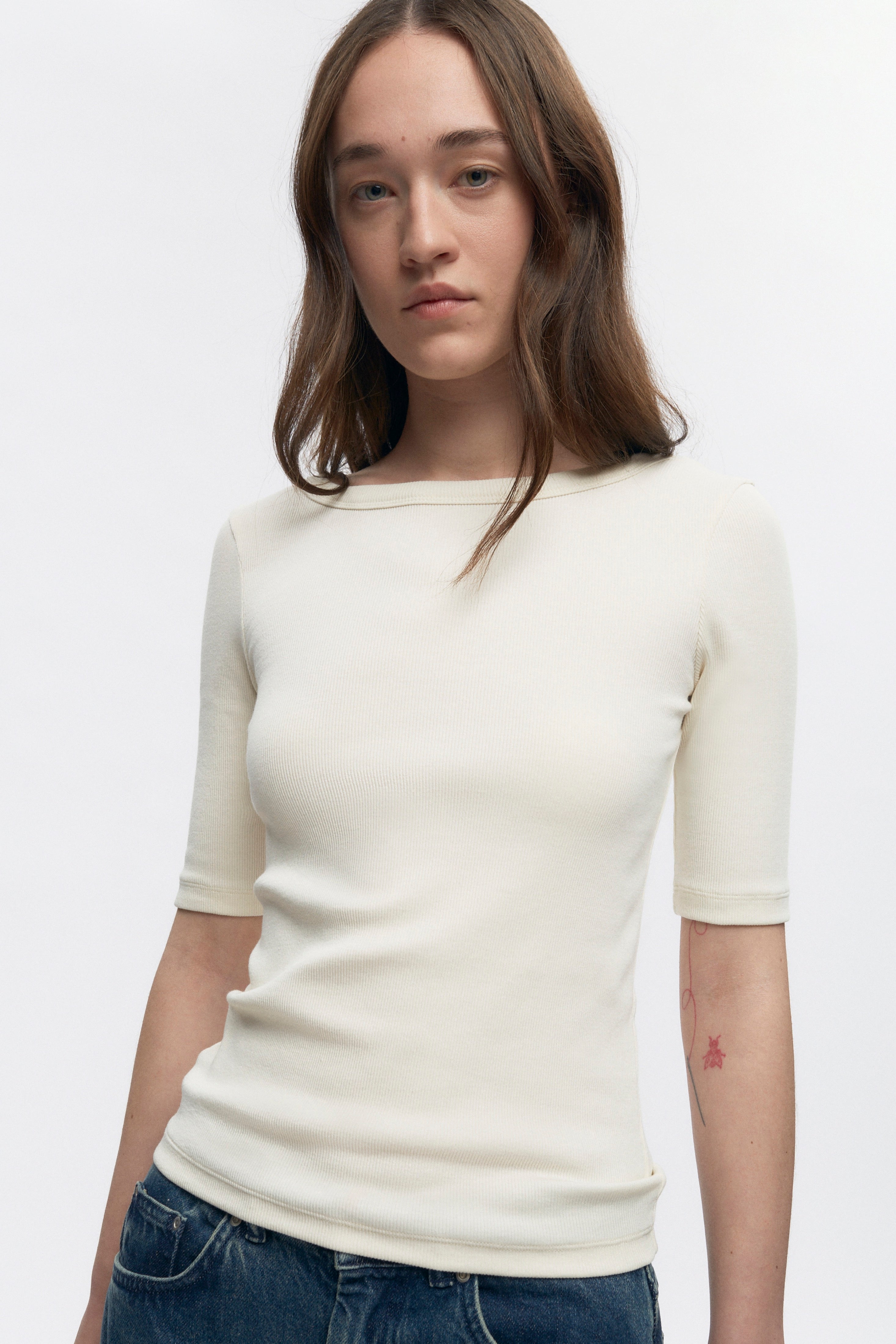 Women's Zamalek Tee in Marshmallow